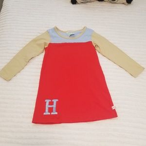 Lolly Wolly Doodle Girls Monogram H Dress Size 4-5